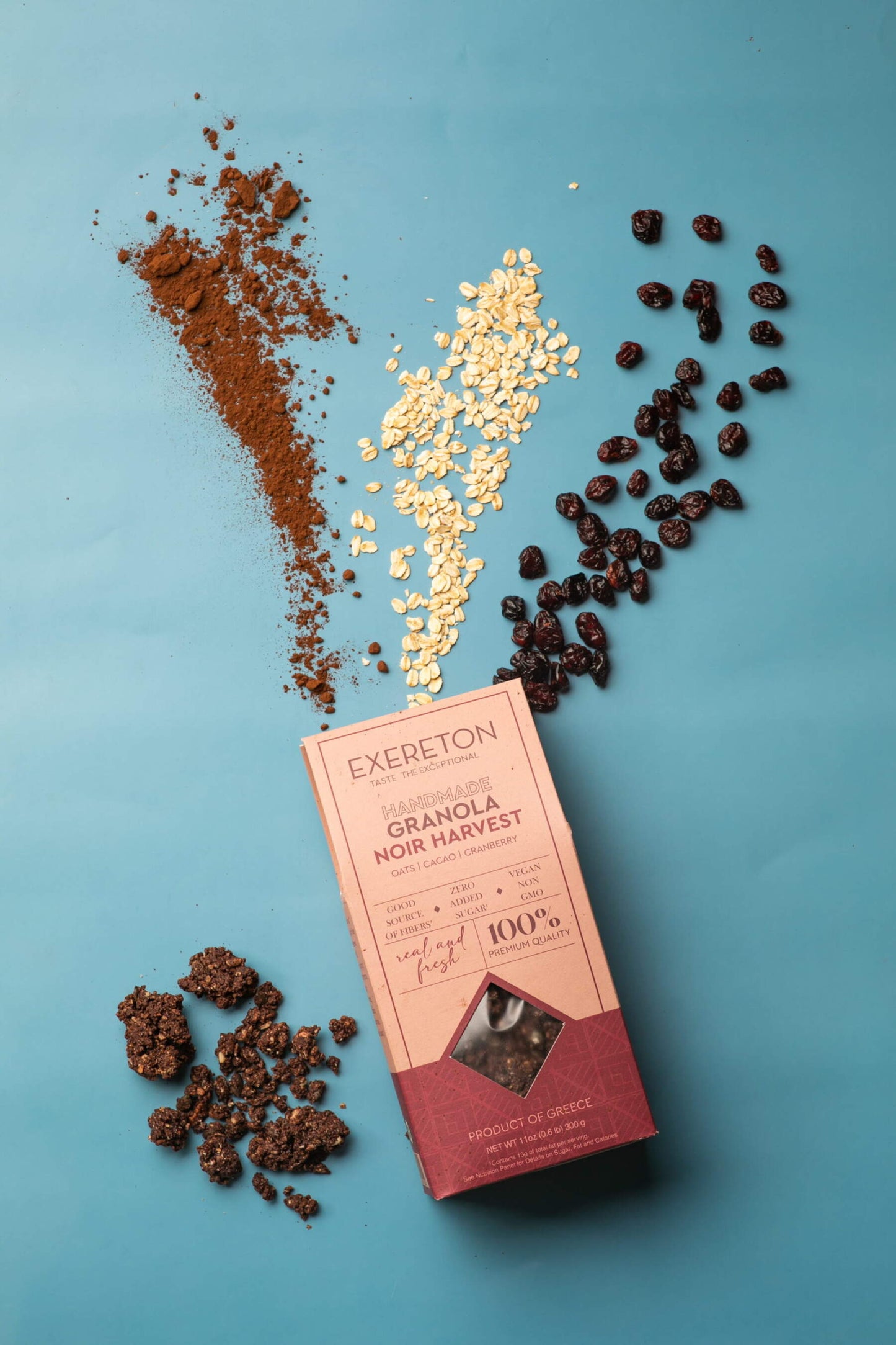 GRANOLA NOIR HARVEST FĂRĂ ZAHĂR ADĂUGAT 300 G